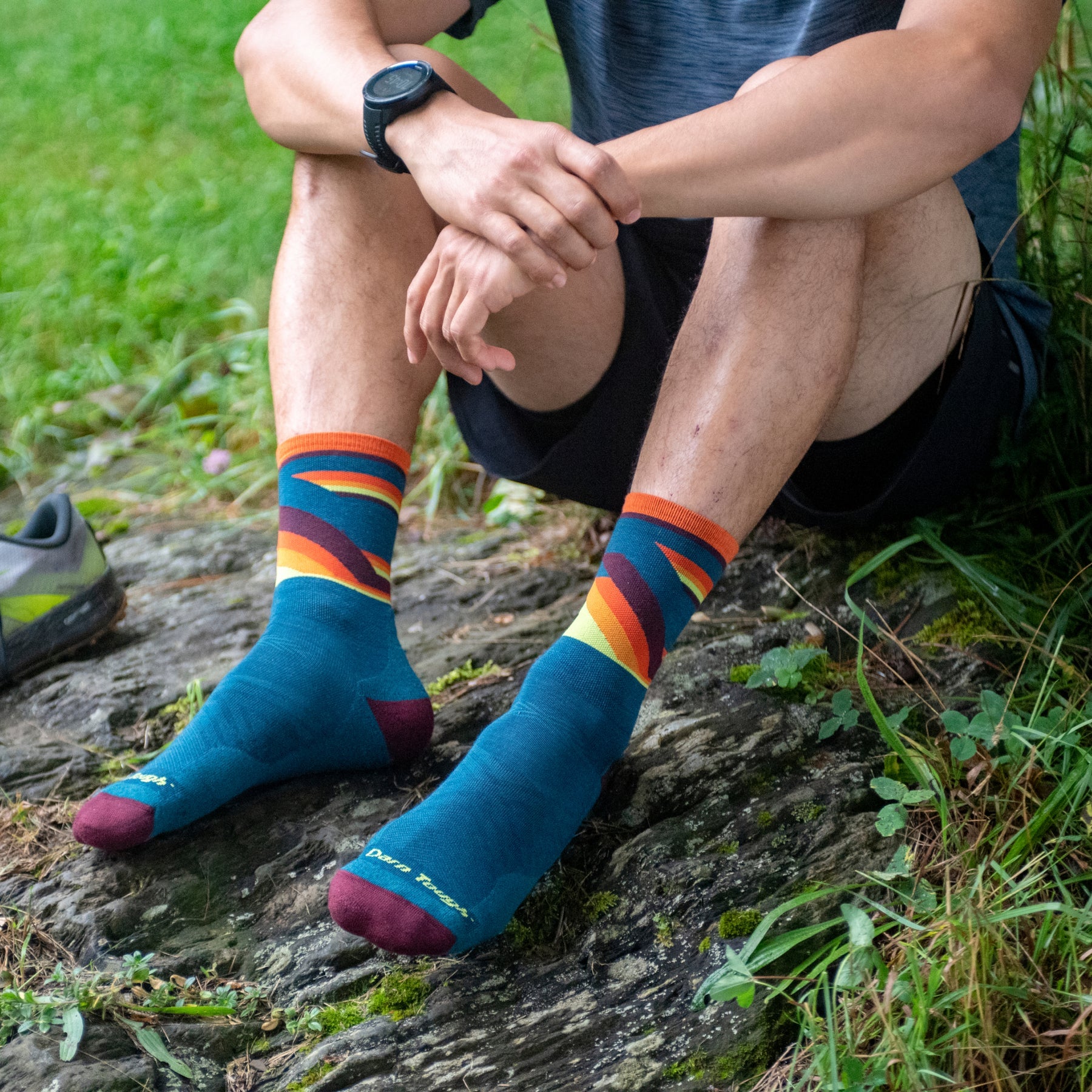 Bolt Micro Crew Ultra Lightweight Running Socks for Men - Breathable Athletic Socks for Jogging, Gym & Marathon Training - D1056M