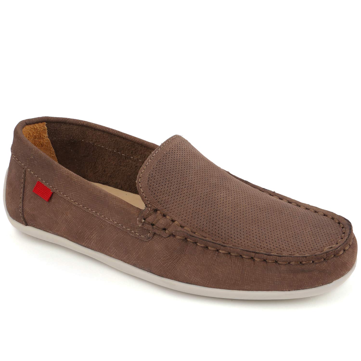 Kids Genuine Leather Driving Moccasins - Comfortable Cushion Support Slip-On Loafers for Boys (Little Kid/Big Kid) | Classic Casual Shoes for School, Travel & Holiday Outfits