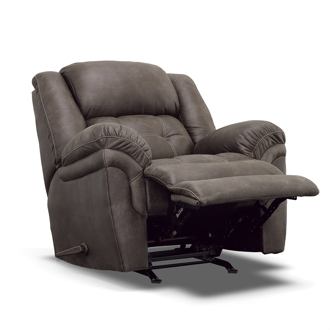 Premium Frontier Rocker Recliner Chair - Comfortable Rocking & Reclining Living Room Furniture for Relaxation | Perfect for Nursery, Bedroom & Home Theater Seating
