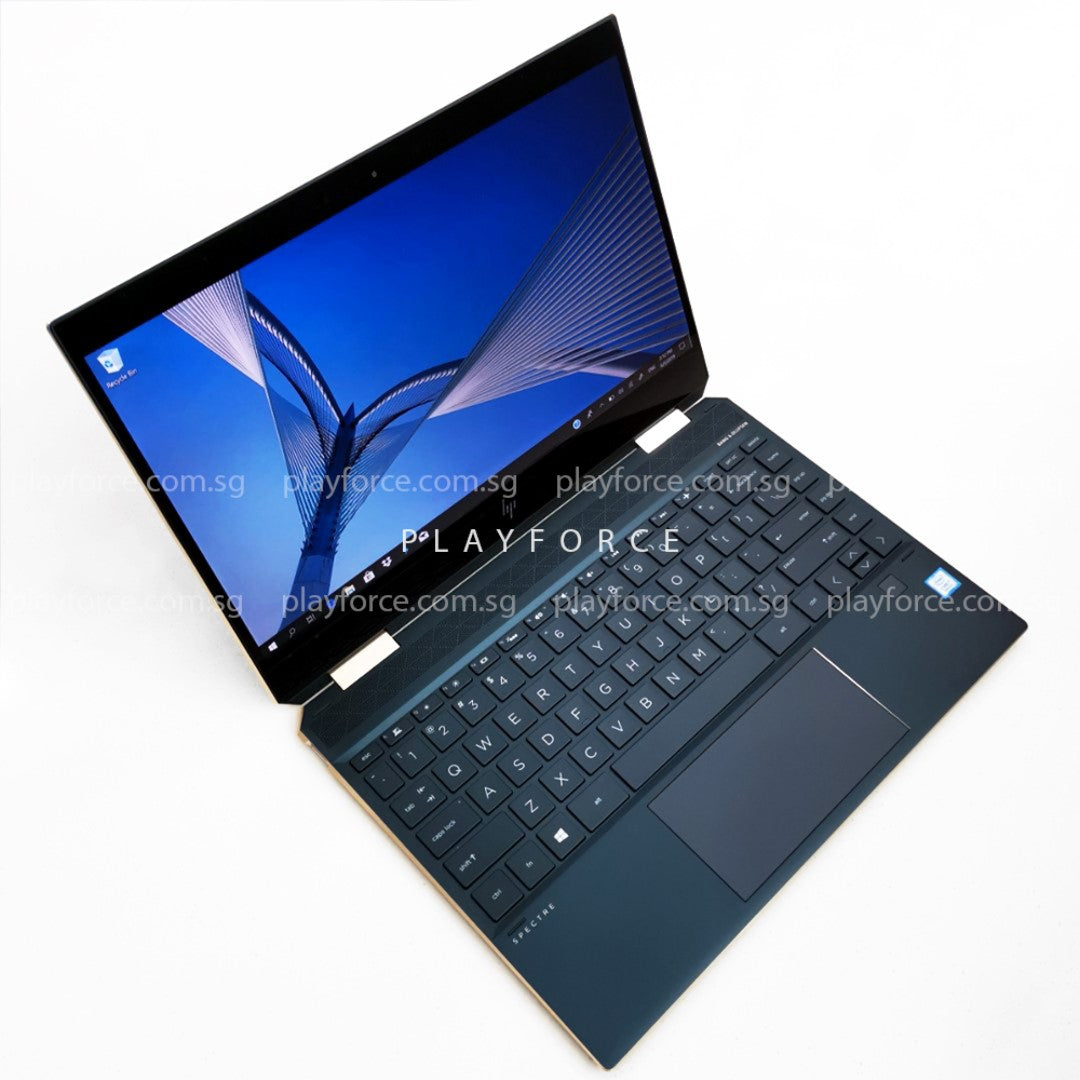 HP Spectre x360 13-inch Laptop (Intel Core i7-8565U, 16GB RAM, 512GB SSD) - 2-in-1 Convertible Touchscreen Notebook for Business, School & Creative Work