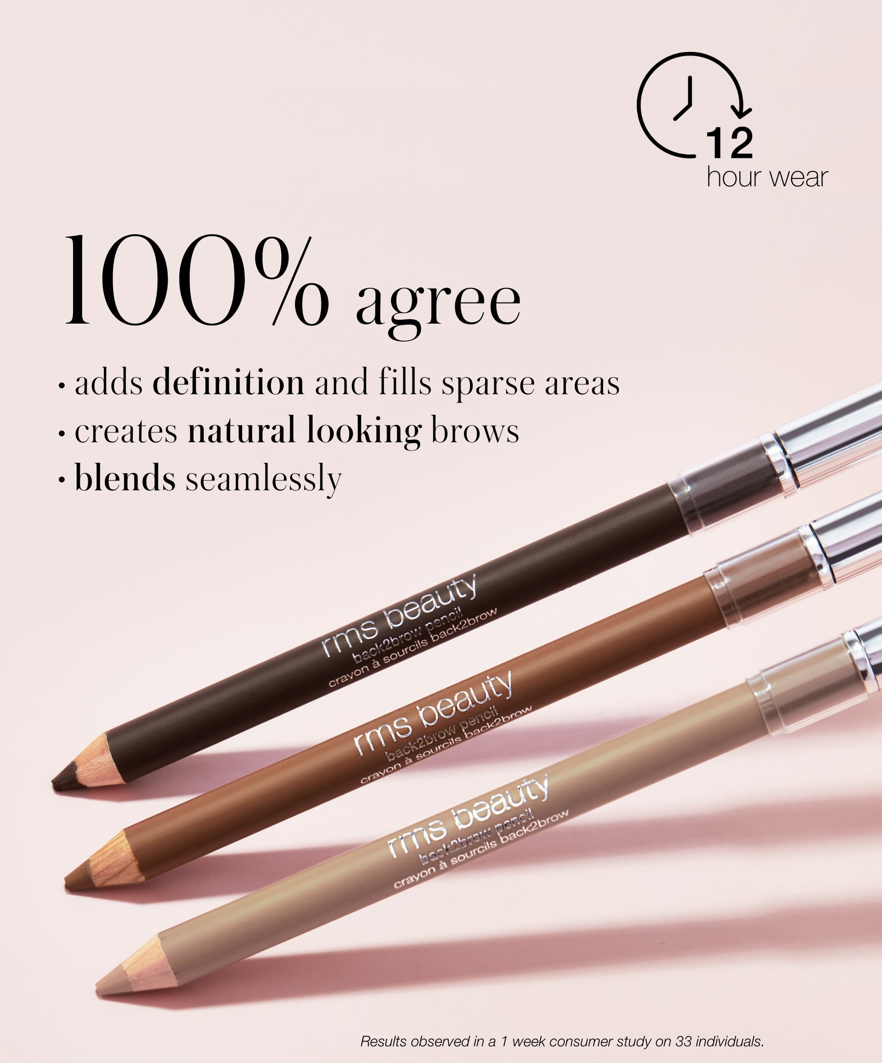 Back2Brow Eyebrow Pencil - Waterproof & Long-Lasting Brow Defining Makeup Tool for Natural Looking Brows | Perfect for Daily Use, Professional Makeup, and On-The-Go Touch Ups