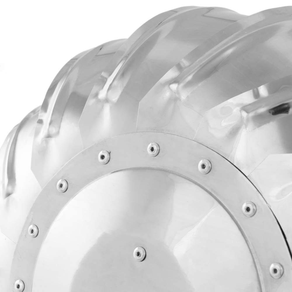 Stainless Steel Rotating Chimney Cowl Cap - 800mm Anti-Downdraught Vent Spinner for Chimneys & Exhaust Vents | Durable Weatherproof Design with Fixed Feet | Perfect for Home Roof Ventilation & Industrial Exhaust Systems
