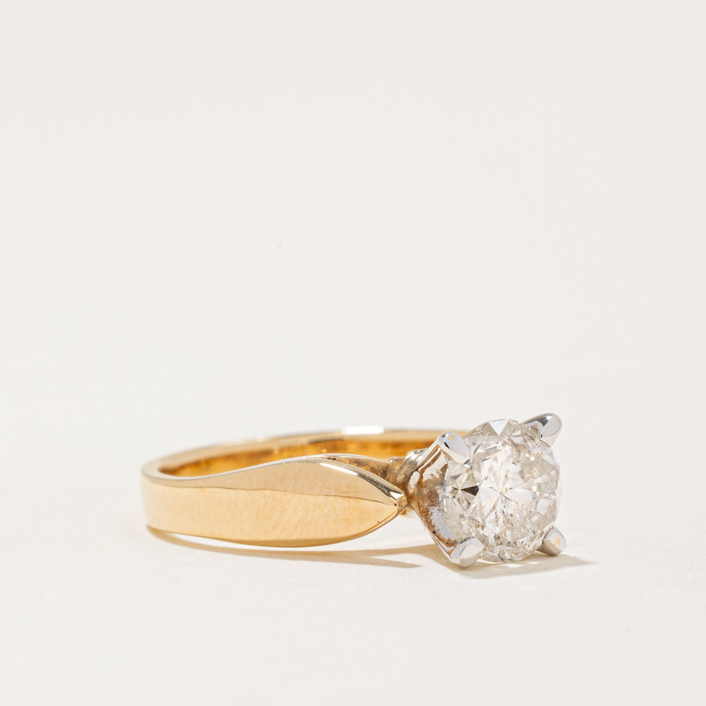 1.05ct Diamond Engagement Ring for Women - I2 Clarity, H/I Color, Size 5.5 - Perfect for Proposals, Anniversaries & Special Occasions