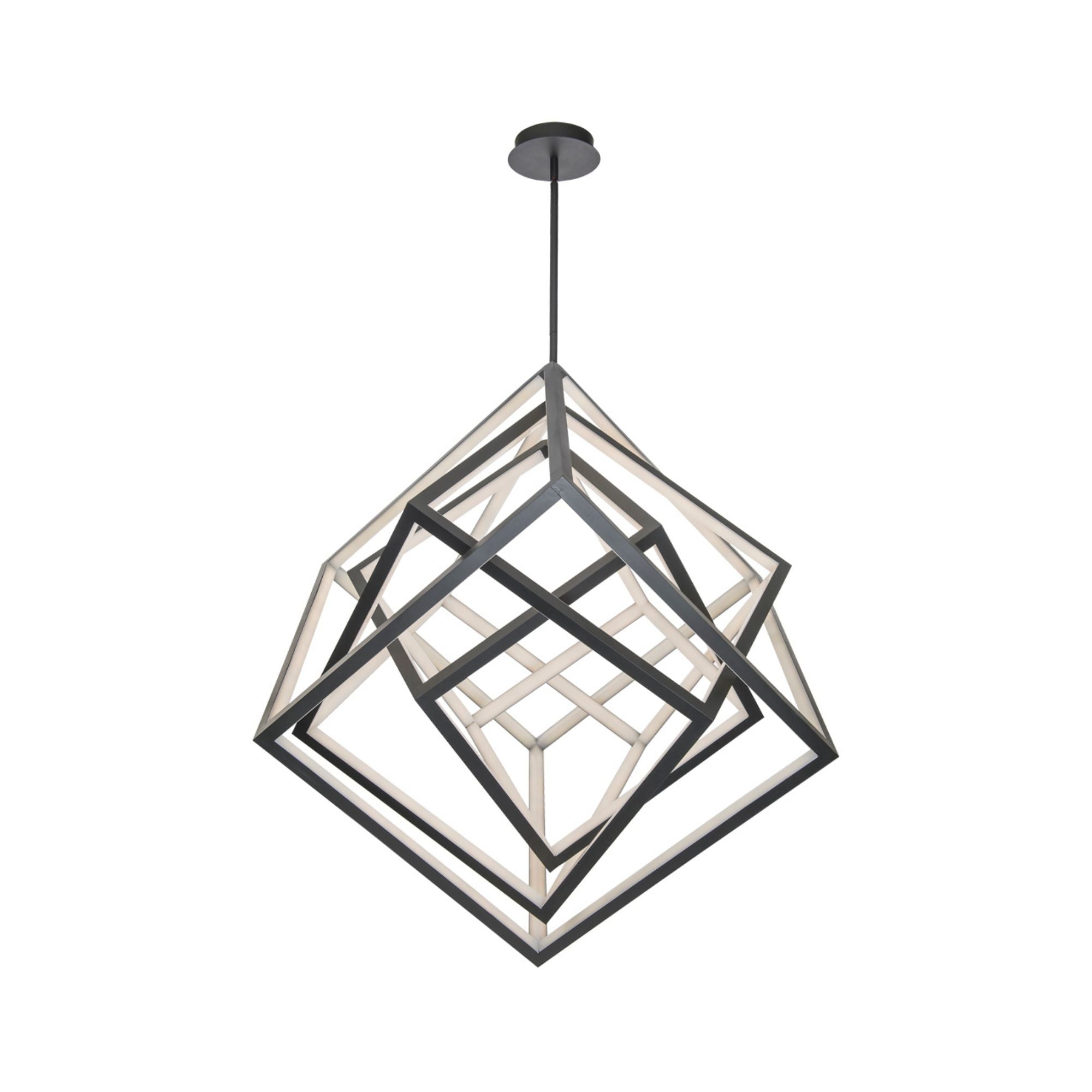 Atlas Pendant Light Fixture - 3500K Warm White LED - Modern Hanging Light for Dining Room, Kitchen Island, and Living Room Decor