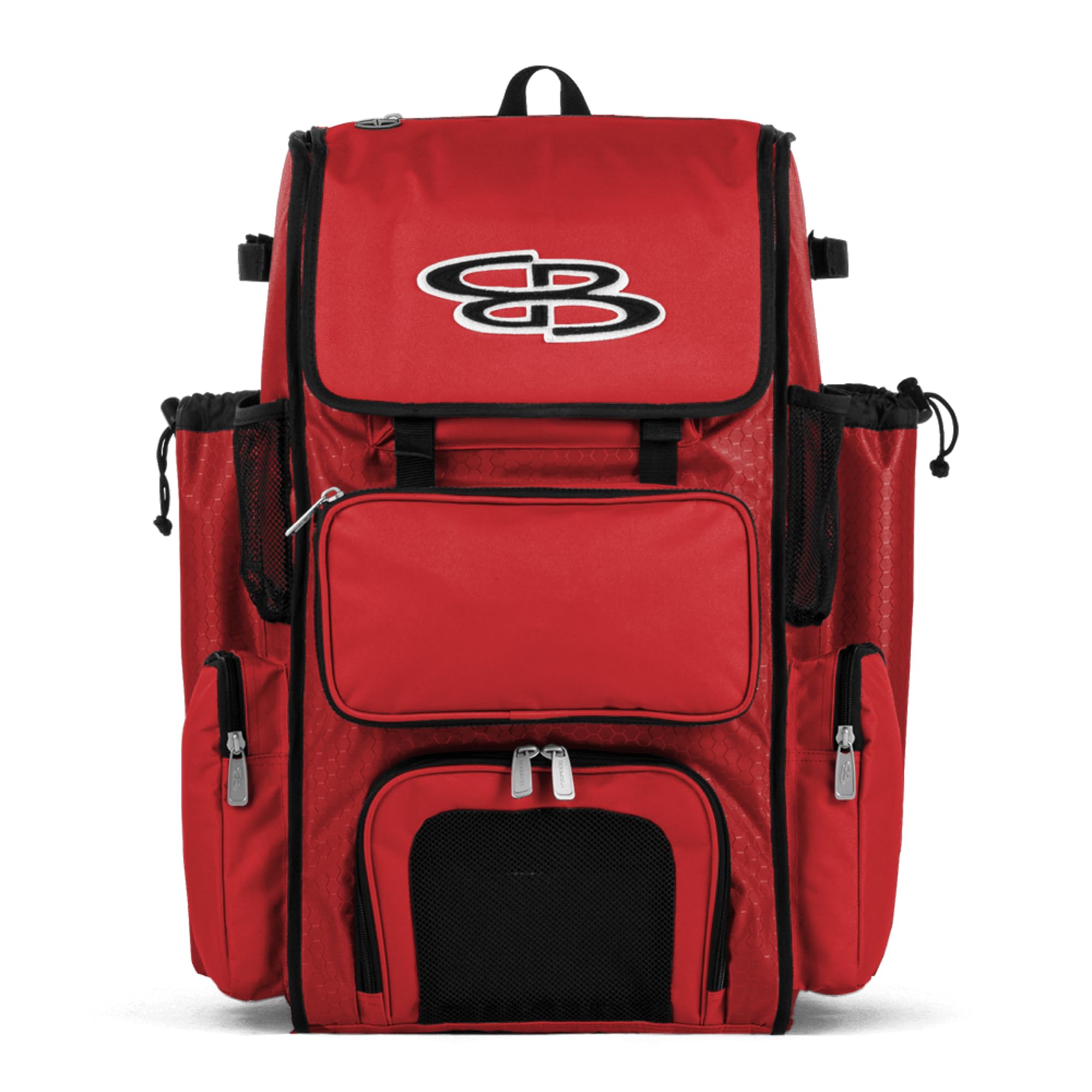 Boombah Superpack Bat Backpack for Baseball & Softball - Holds 4 Bats, No Wheels - Durable Sports Equipment Bag for Practice, Games & Travel