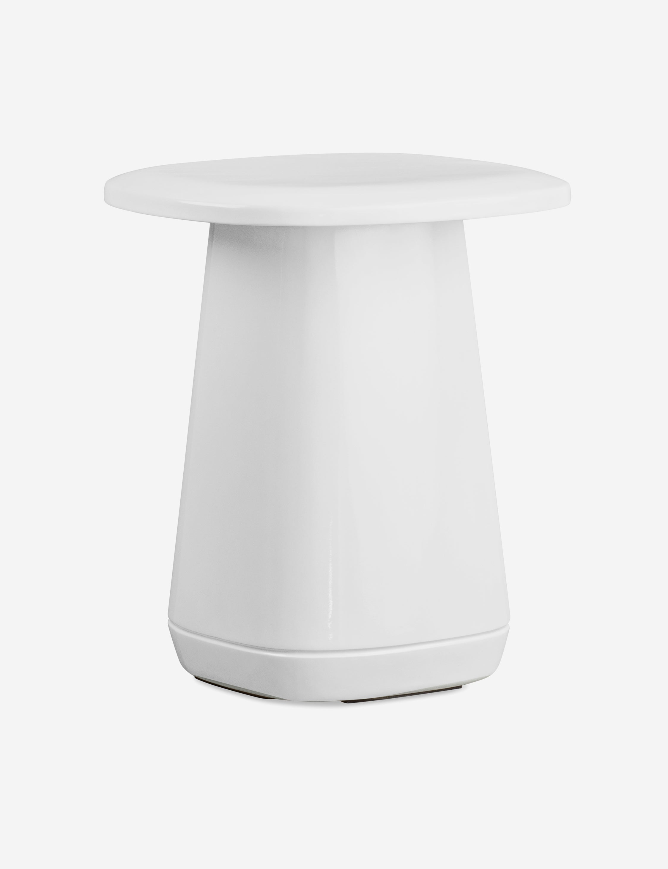 Steel Indoor Outdoor Side Table - Modern Accent Table for Living Room, Patio, or Garden - Perfect for Drinks, Books, and Decor