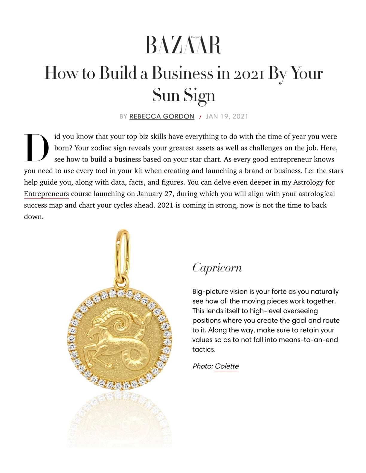 Capricorn Zodiac Pendant Necklace - December 22 to January 21 Birthday Gift - Perfect for Astrology Lovers & Horoscope Jewelry Collection