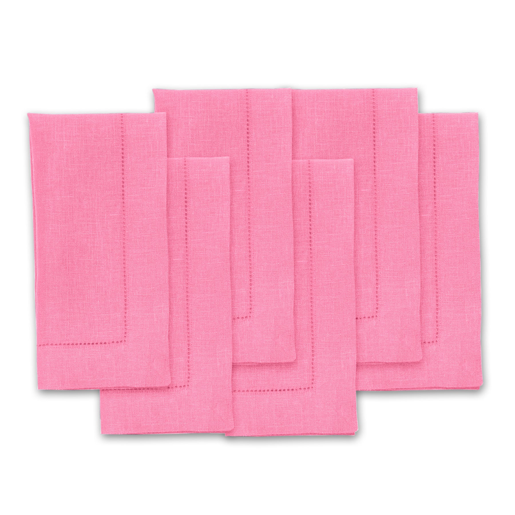 Premium Classic Hemstitch Linen Napkins - Elegant Dinner Table Decor for Weddings, Parties & Fine Dining