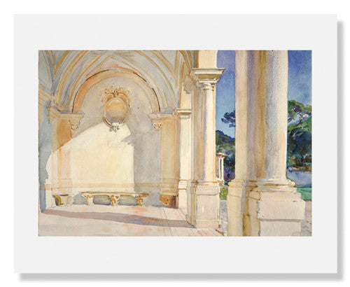 John Singer Sargent Villa Falconiere Painting - Famous American Impressionist Artwork for Home Decor & Office Wall Art