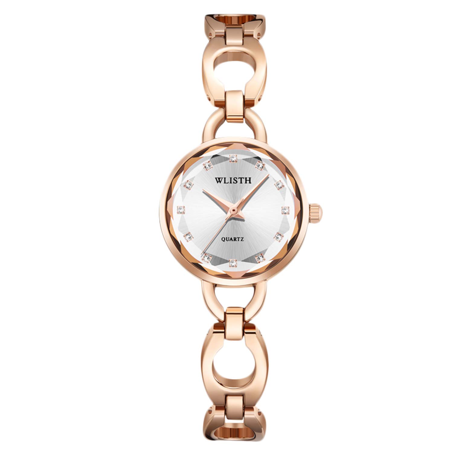 RORIOS Ladies Diamond Watch - Elegant Steel Band for Women | Perfect for Office & Parties
