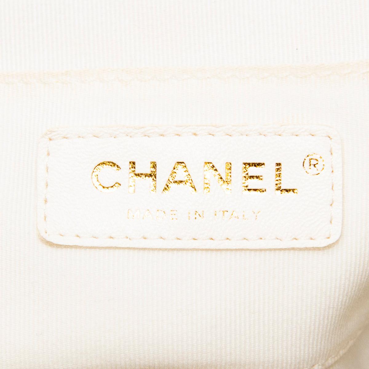 Chanel White Lambskin Duma Backpack - Luxury Designer Backpack for Women, Perfect for Travel, Work & Everyday Use
