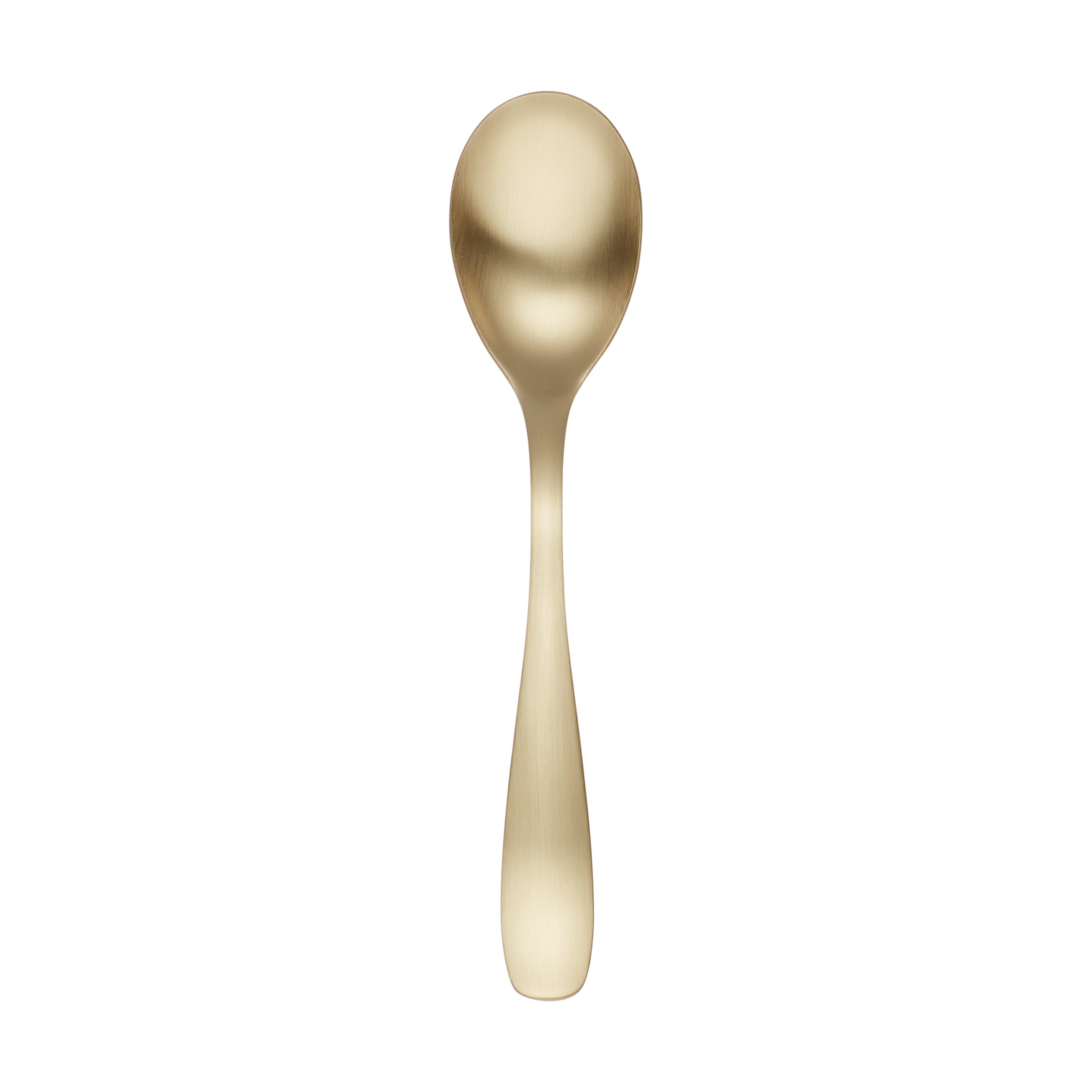 Eliana Champagne Satin Teaspoon Set - 48-Piece Stainless Steel Flatware for Parties, Weddings & Formal Dining - Elegant Tableware for Special Occasions