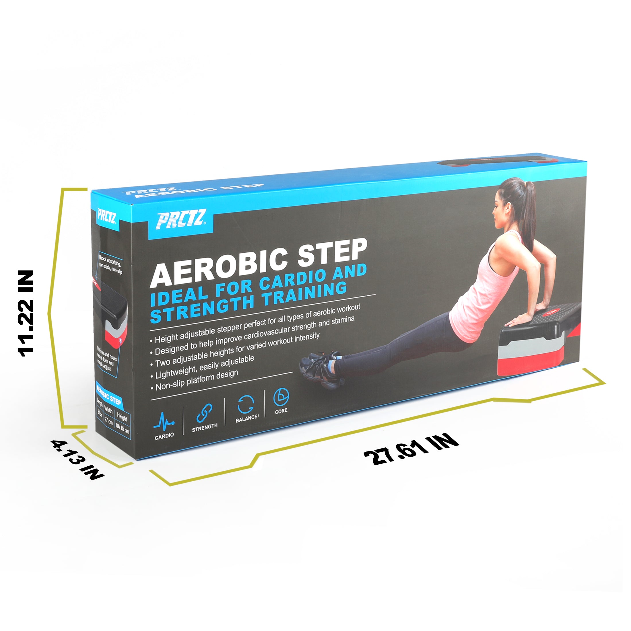 PRCTZ Aerobic Stepper Platform - 26.8