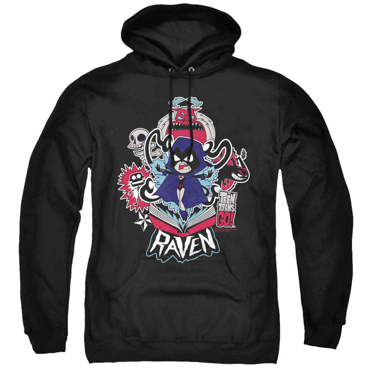 Teen Titans Go Raven Unisex Hoodie for Adults - Pullover Sweatshirt for Cosplay, Casual Wear & Fan Merchandise