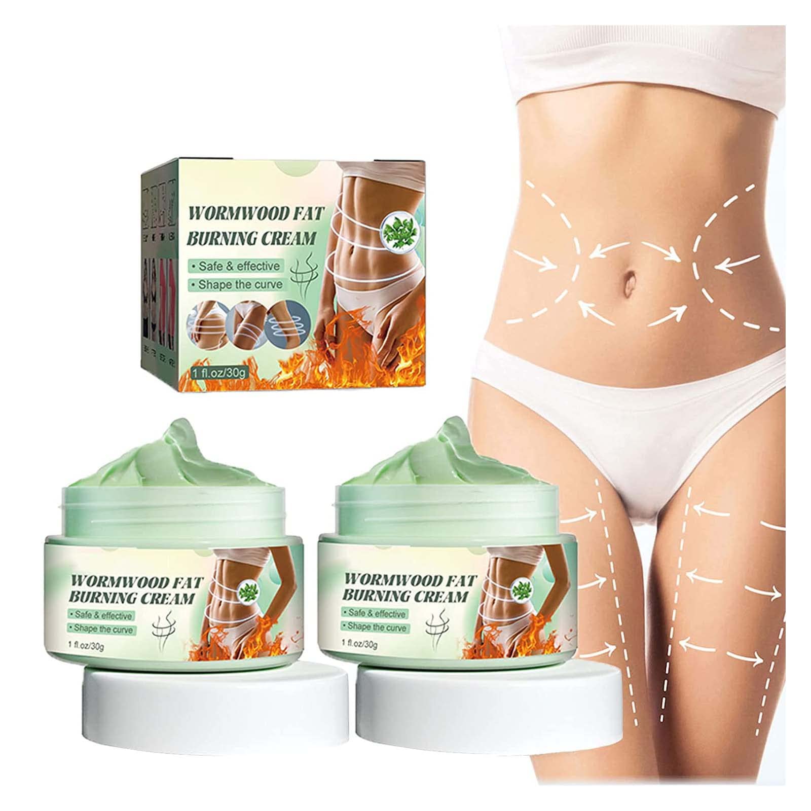 Herbslab Wormwood Lymph Unclog Hot Cream - Natural Fat Burning & Slimming Cream for Belly & Cellulite Reduction (2 Pack) | Body Contouring, Post-Workout Recovery & Weight Management