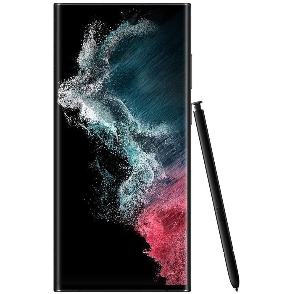 SAMSUNG Galaxy S22 Ultra 5G Smartphone 512GB Unlocked - US Version Phantom Black | Verizon Certified Renewed | Premium Android Phone for Business, Gaming & Photography