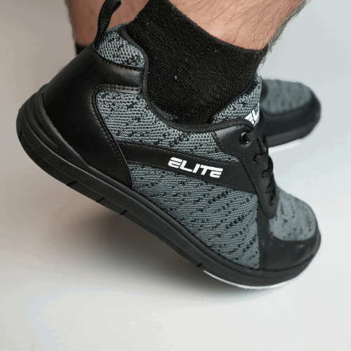 ELITE Men's Pinnacle Athletic Lace Up Bowling Shoes - Lightweight & Comfortable for Competitive Play & League Nights