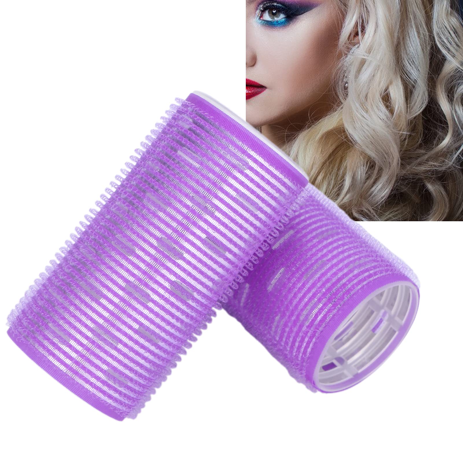 Self Grip Hair Curling Iron - Self-Adhesive Design with Strong Hold for Home & Salon Use - Perfect for Creating Long-Lasting Curls & Waves