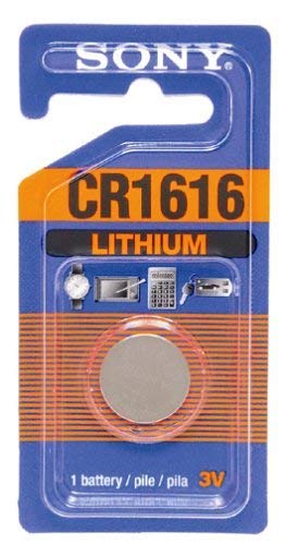 Sony CR1616 Lithium Coin Battery (1 Pack) - Long-Lasting Power for Watches, Calculators, and Small Electronics