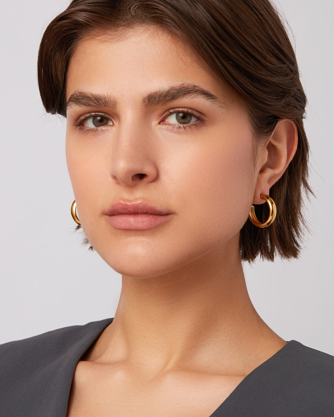 Stylish Medium Hoop Earrings for Women - Trendy Gold & Silver Hoops for Everyday Wear | Perfect for Office, Parties & Casual Outfits