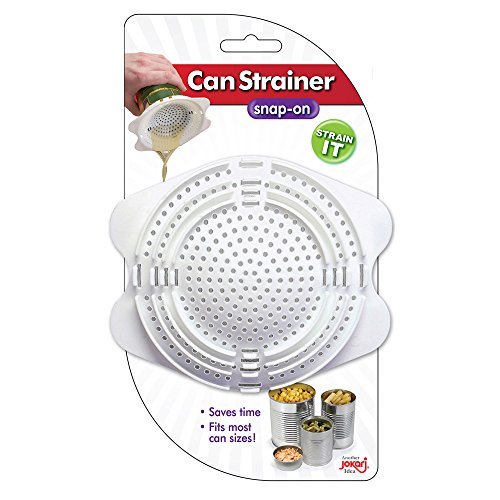 4-Pack Can Colander Strainer for Canned Tuna, Vegetables & Fruits - Easy Fit Food Strainers for Clean & Mess-Free Food Prep - Practical Kitchen Gadget for Cooking, Meal Prep & Camping