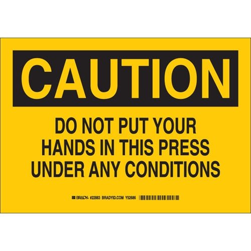 Brady 69138 Machine and Operational Safety Signs - Pack of 15 for Workplace, Factory & Equipment Safety Compliance