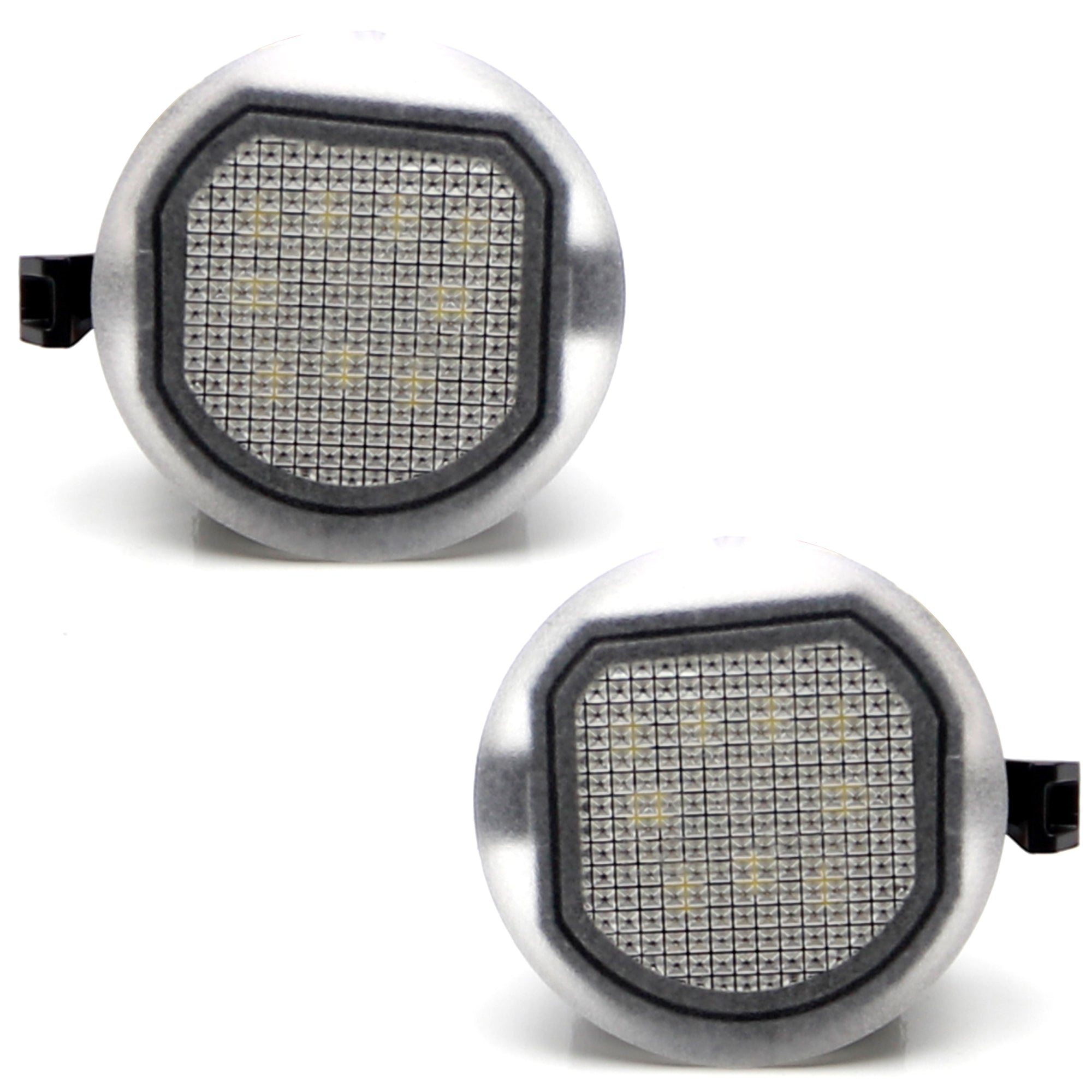 18 SMD Full LED Under Mirror Puddle Lights for Chevy Silverado Suburban & Sierra - Waterproof Door Step Lights for Nighttime Safety and Style