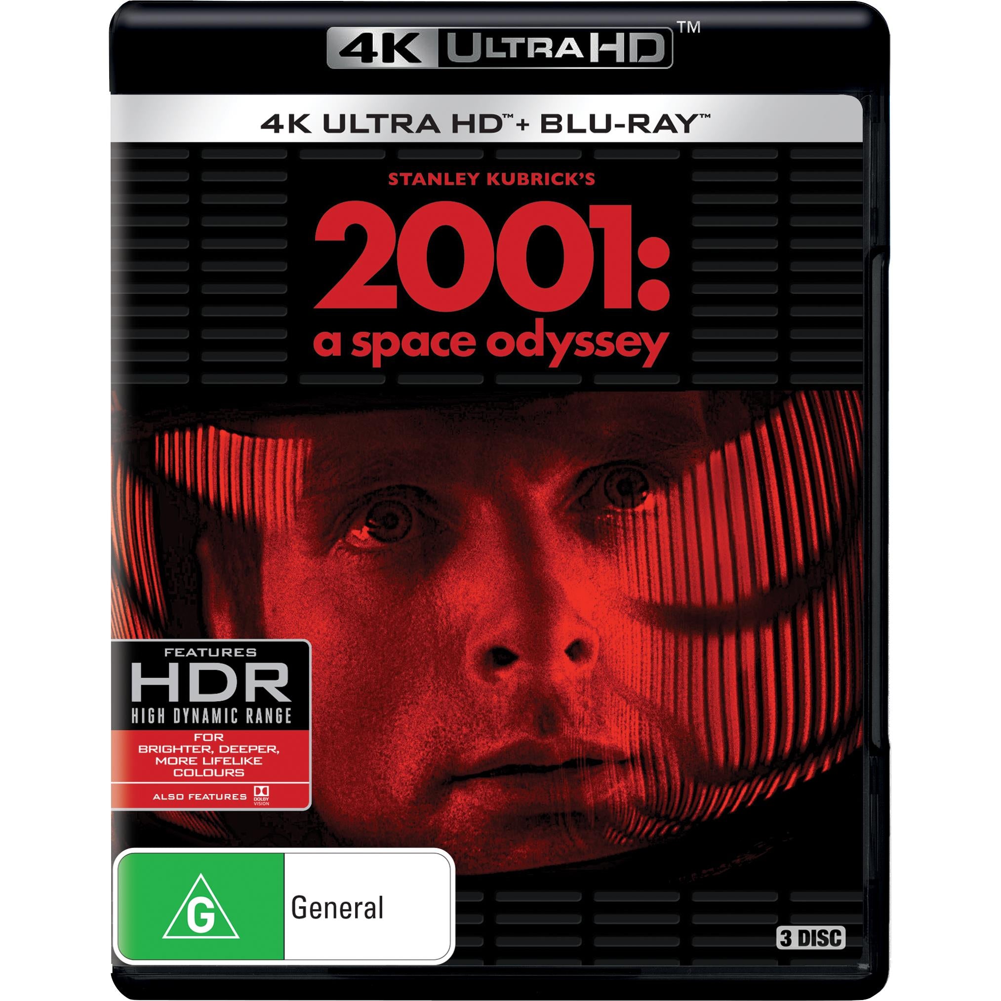 2001: A Space Odyssey - Classic Sci-Fi Movie DVD/Blu-ray | Stanley Kubrick Masterpiece | Perfect for Movie Nights & Sci-Fi Collections