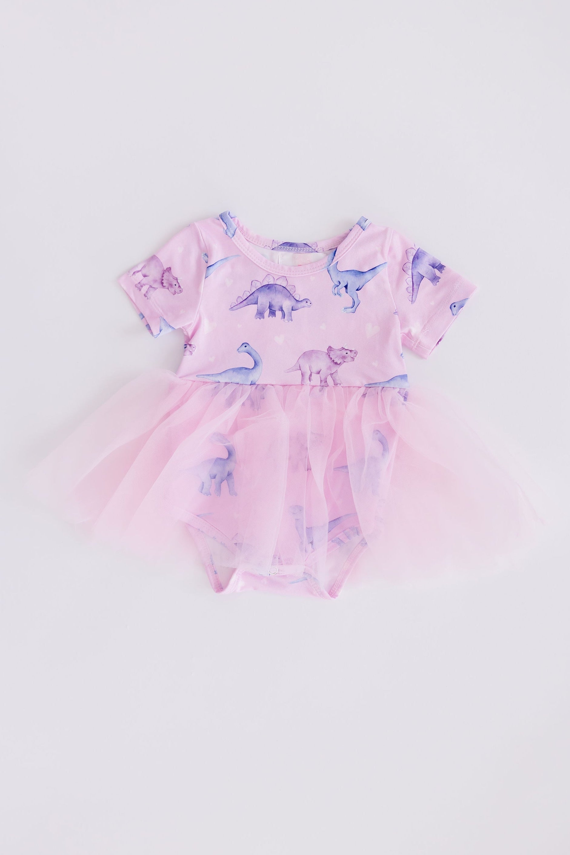Jurassic Joy Dinosaur Tutu Bodysuit for Baby Girls - Soft & Comfortable Dinosaur Costume for Halloween, Birthday Parties & Photo Shoots
