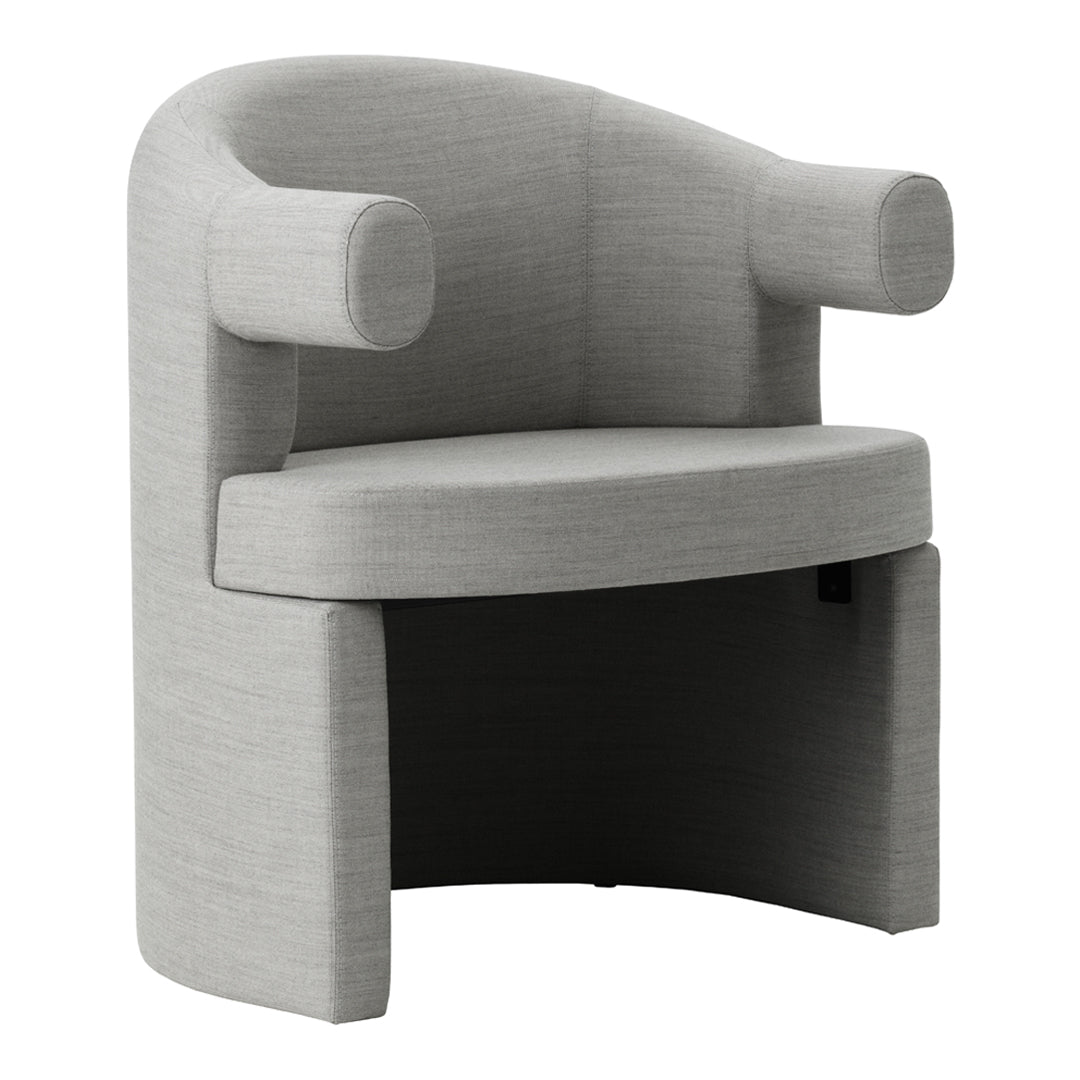 Simon Legal Burra Armchair by Normann Copenhagen - Modern Scandinavian Lounge Chair for Living Room, Office, or Reading Nook