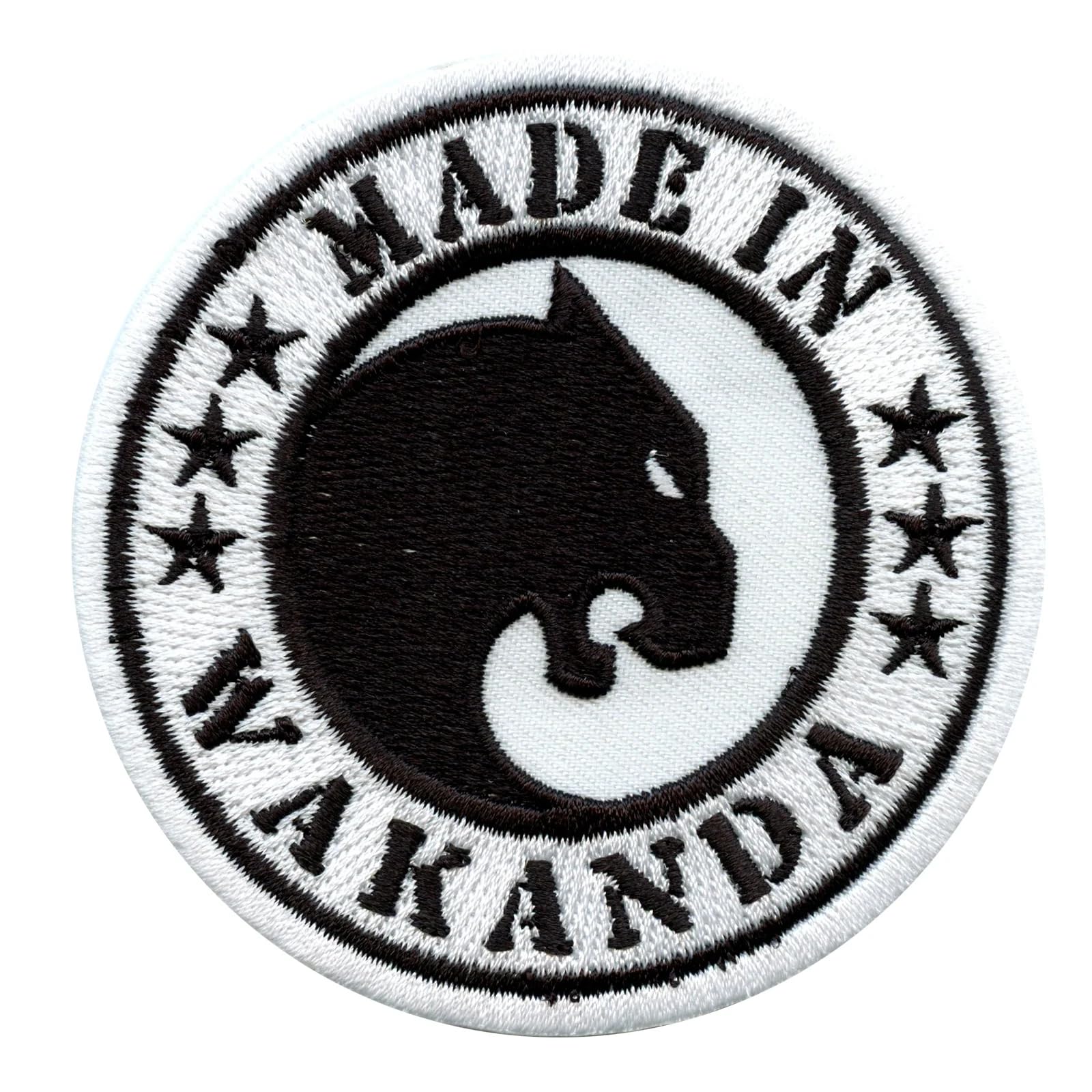 Wakanda Warrior Tribe Embroidered Iron-On Patch - Black Panther Inspired Emblem for Jackets, Backpacks & Cosplay | Made in Wakanda