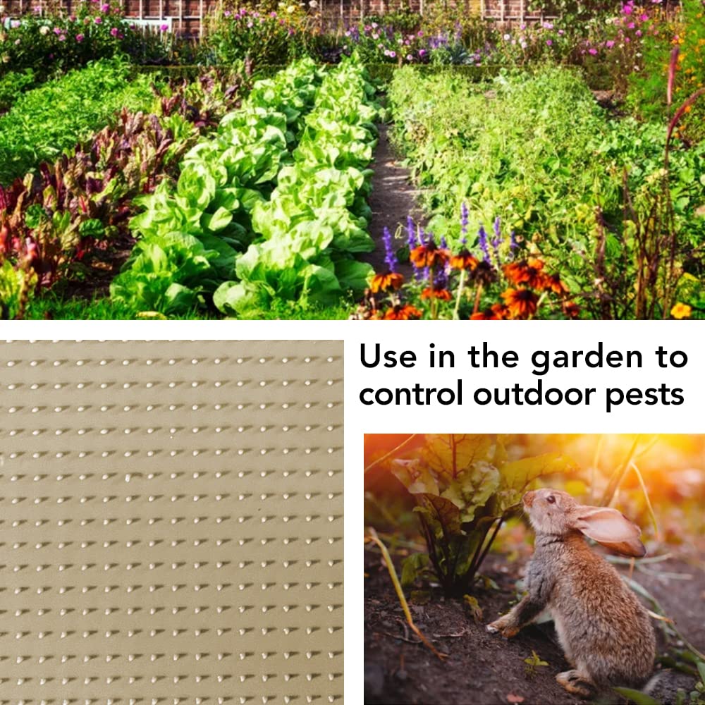 RESILIA Pet Deterrent Tiles - 2 Pack Furniture Protector Mats for Cats, Dogs & Rabbits | Indoor/Outdoor Use | 21
