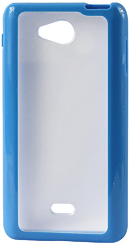 Reiko PP-LGMS870NV Hybrid Gummy Slim Protective Case for LG Spirit MS870 - Shockproof TPU & PC Cover - Navy Blue (1 Pack, Retail Packaging) | Perfect for Everyday Use, Travel & Outdoor Activities
