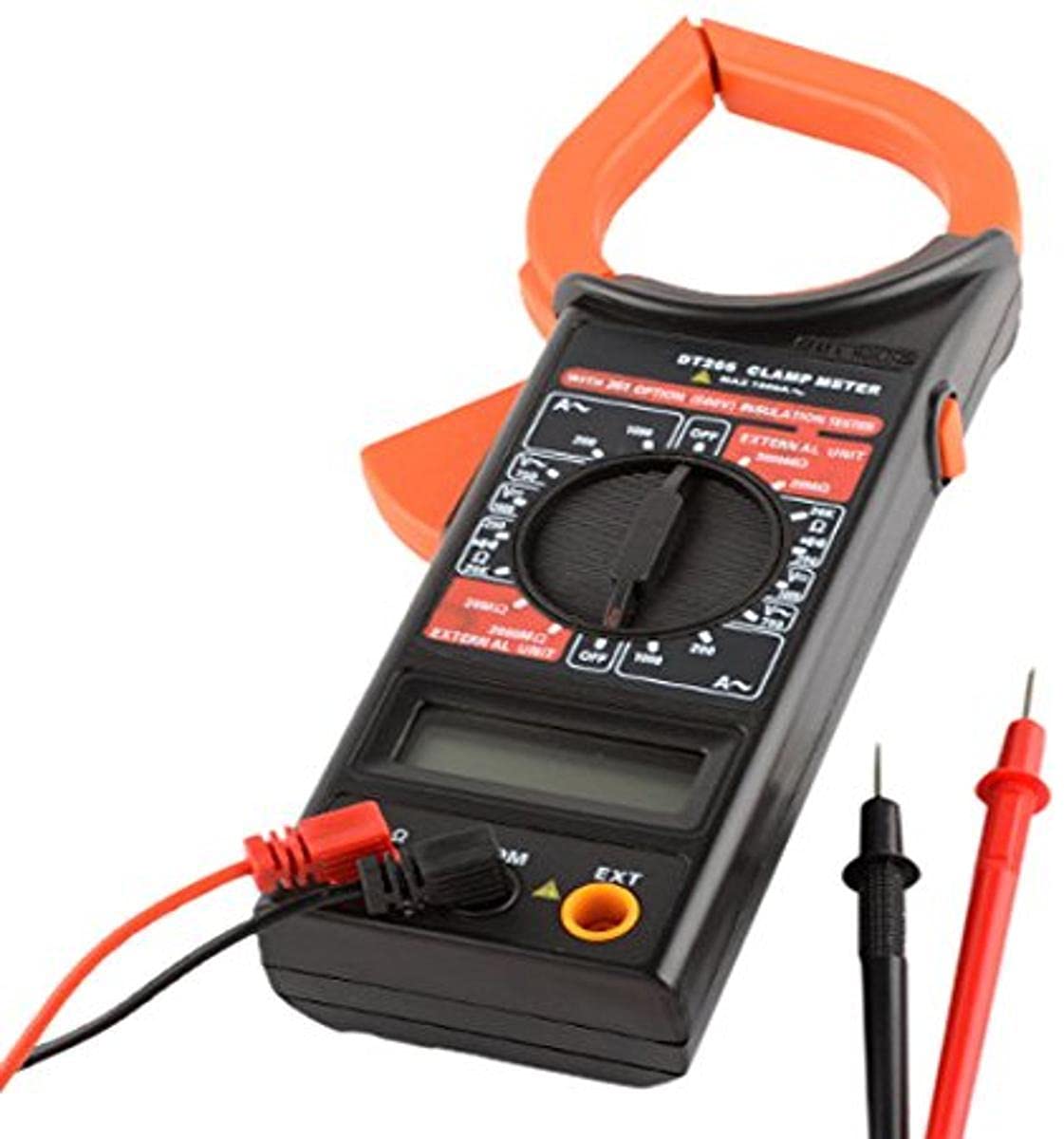 ATE Pro. USA 33067 Clamp-On Digital Multimeter - 7 Function Electrical Tester for AC/DC Current, Voltage, Resistance - Perfect for Electricians, HVAC Technicians & DIY Home Repairs