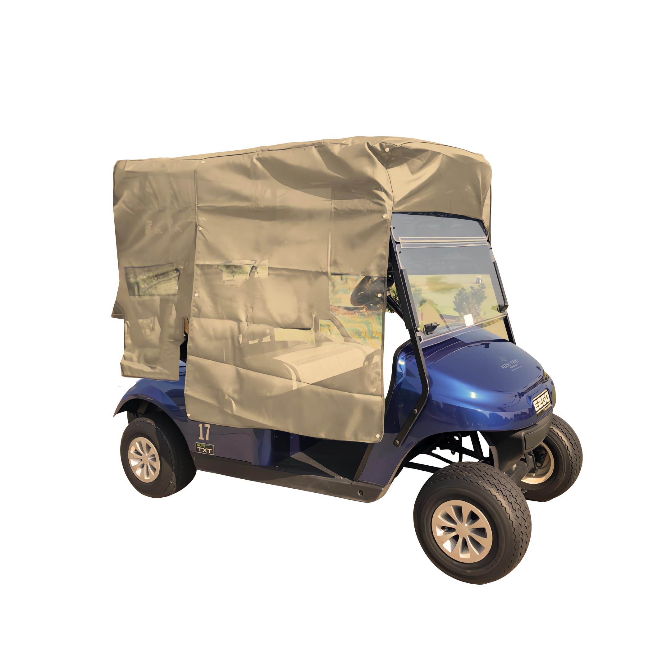 Formosa® Premium Golf Cart Sun Shade Cover - UV Protection & Adjustable Panels for Maximum Cooling | Easy Installation | Perfect for Golf Courses, Resorts & Outdoor Events