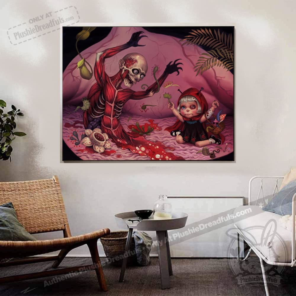 Belly of the Beast Art Print - Premium Wall Decor for Home, Office & Gifts | Gothic Fantasy Artwork for Living Room, Bedroom & Man Cave