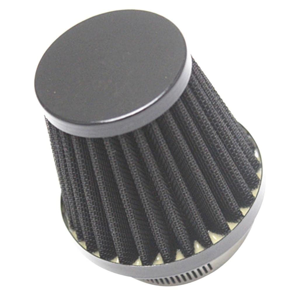 High-Performance 54mm Cone Air Intake Filter - Metal Construction with Rubber Plug - Perfect for Motorcycle, ATV, and Small Engine Performance Upgrades