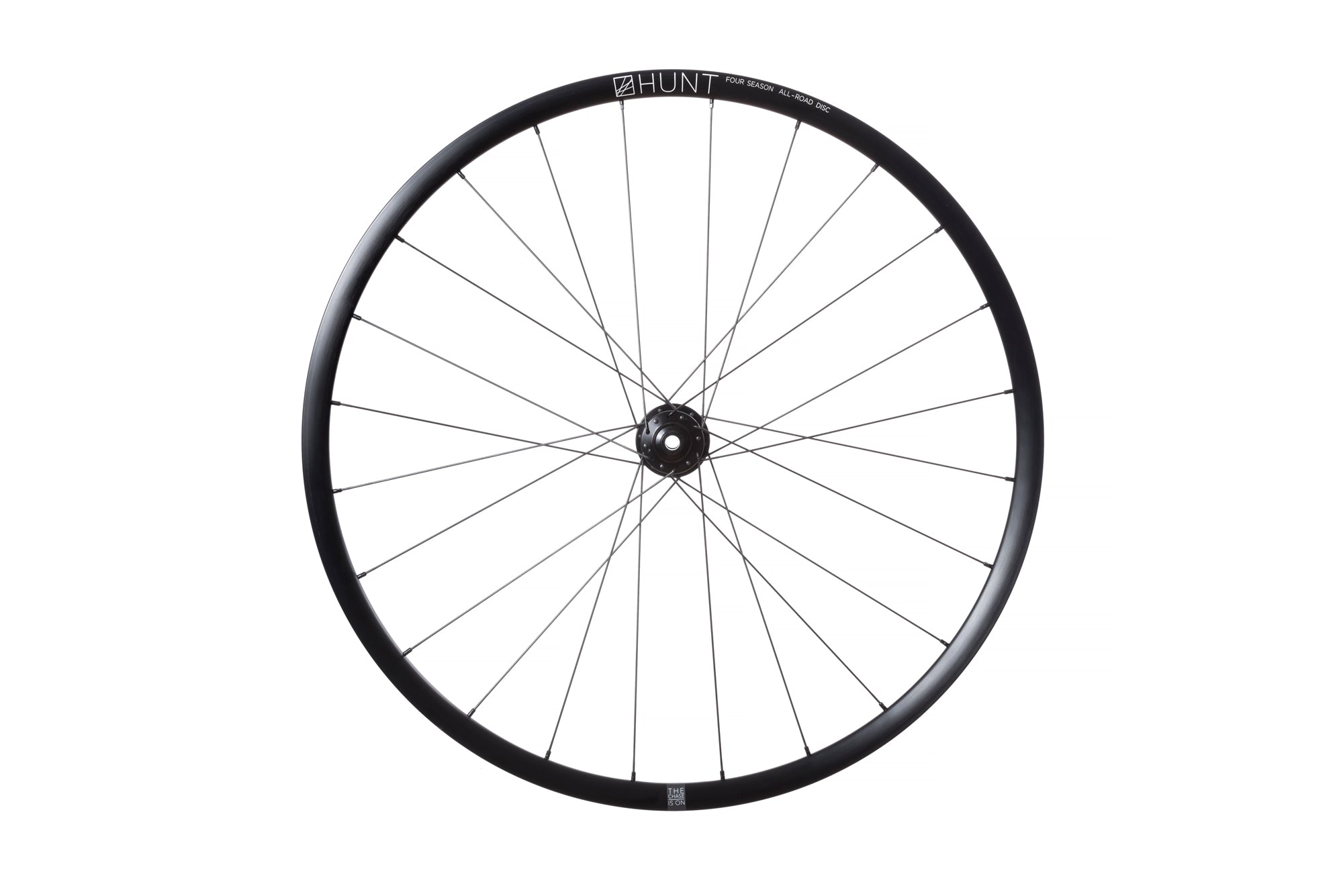HUNT 4 Season All-Road Disc Brake Single Wheel - Lightweight & Durable for Road, Gravel & Cyclocross Biking Adventures