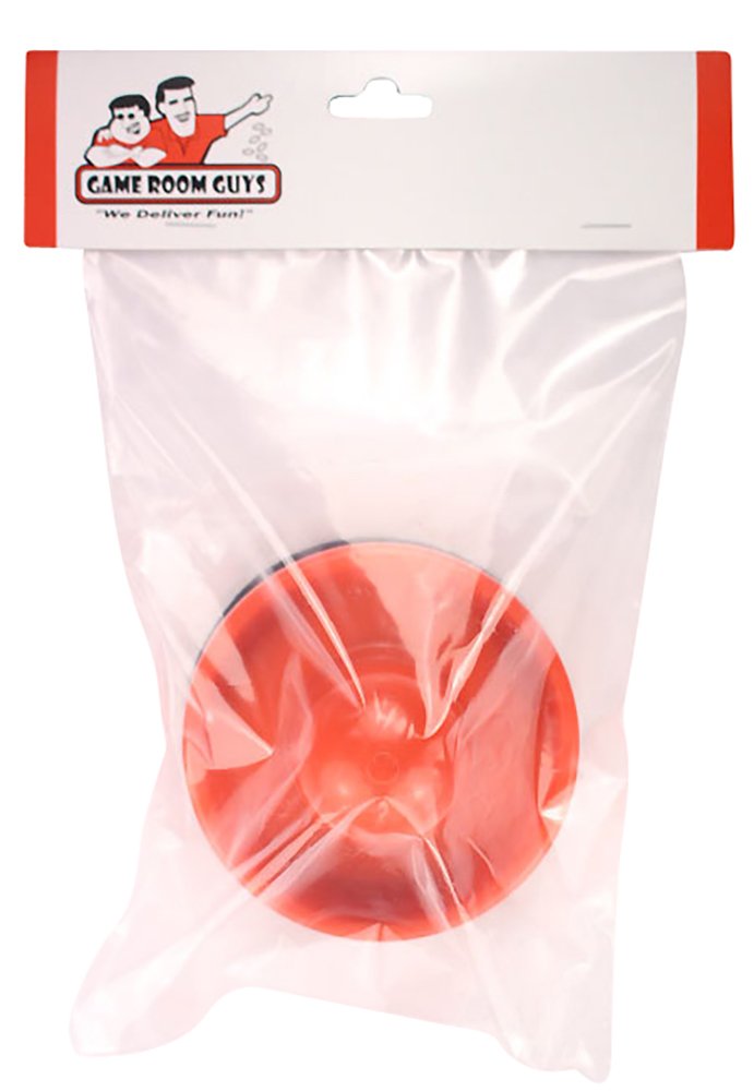 Red Felt Air Hockey Paddle - Game Room & Party Essential