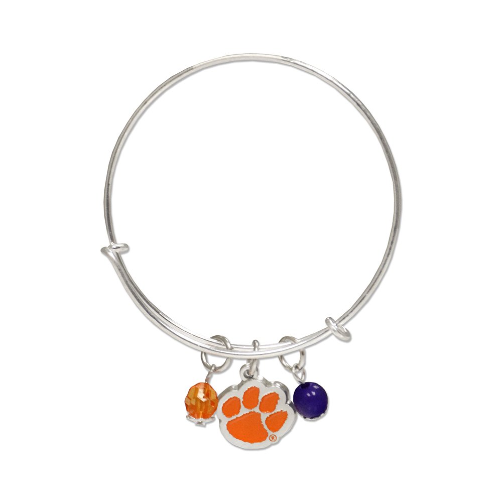 Officially Licensed NCAA College Team Bangle Bracelet - Adjustable Up to 8 Inches | Fan Frenzy Gifts | Perfect for Game Day, Graduation & School Spirit Jewelry