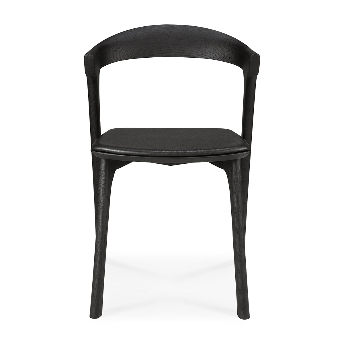 Premium Bok Leather Dining Chair - Modern & Comfortable Upholstered Seat for Home, Restaurant, or Office - Perfect for Elegant Dining Rooms, Kitchen Tables, and Conference Areas