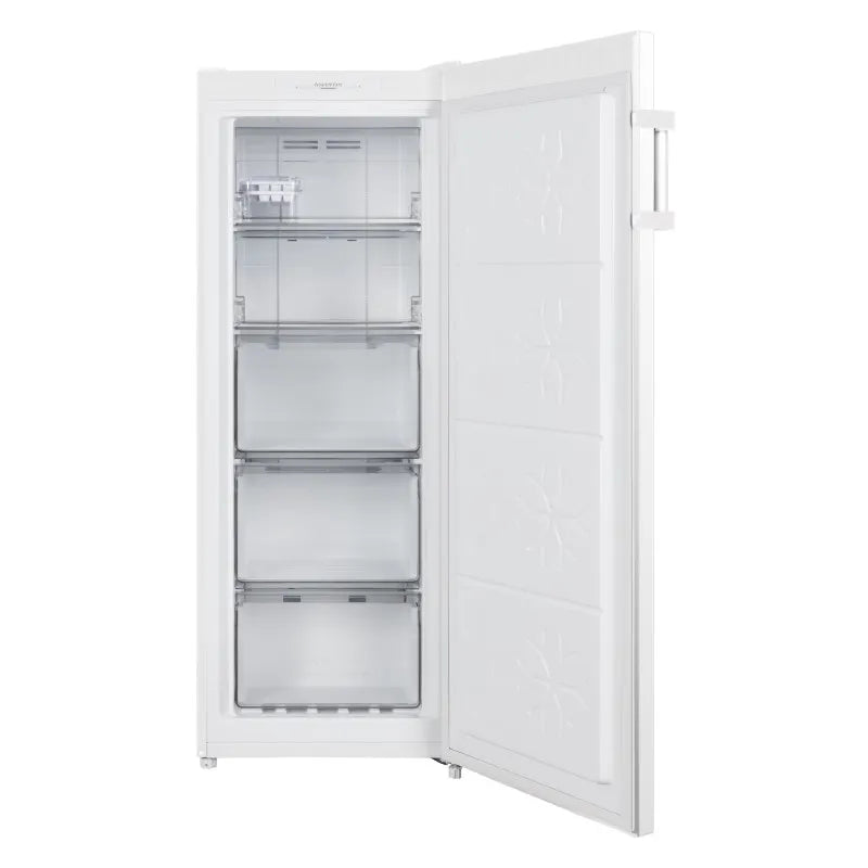 ChiQ 166L Hybrid Upright Frost Free Freezer with 5-Year Warranty - Energy Efficient Home & Office Refrigerator for Kitchen, Garage, or Basement Storage