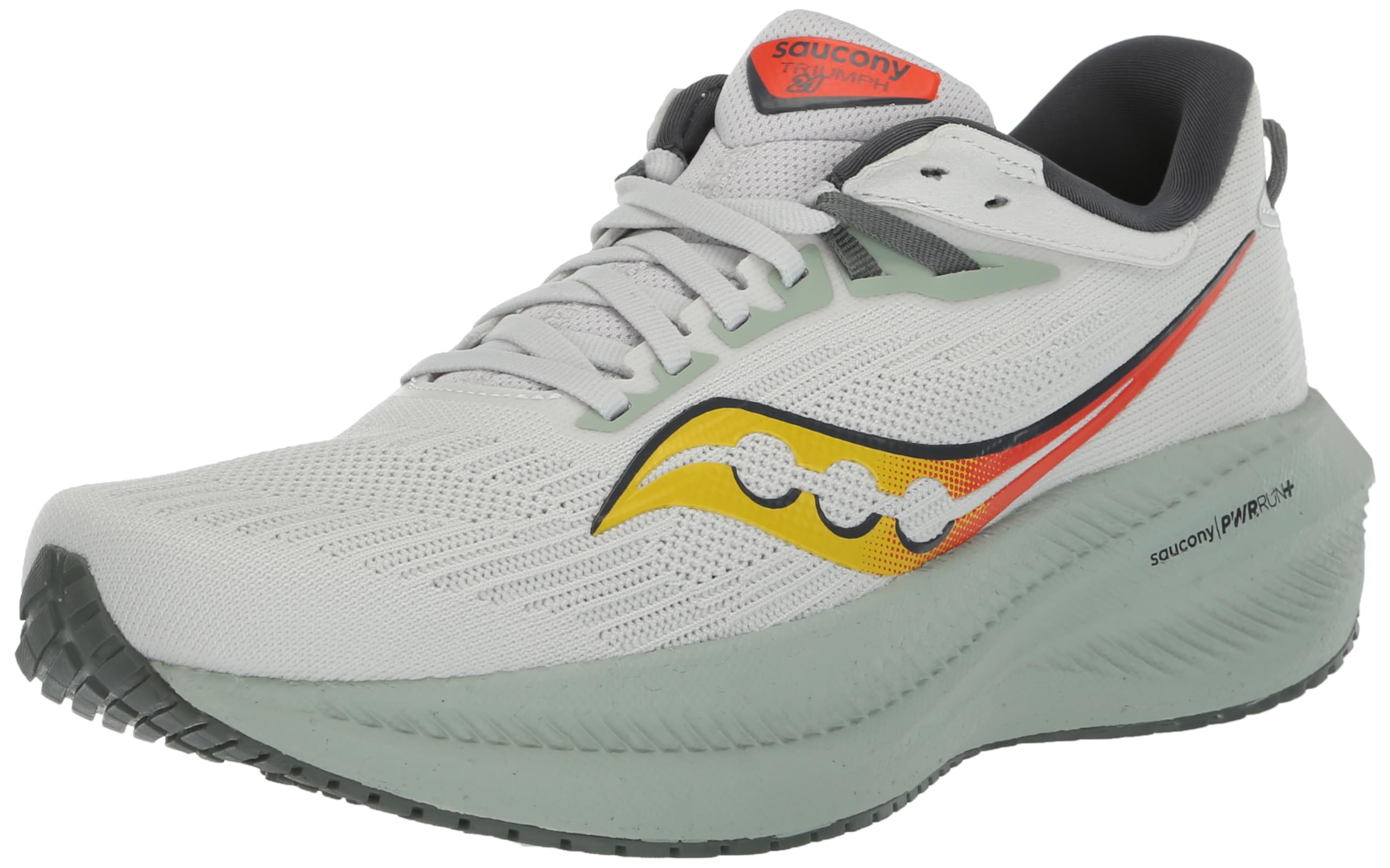 Saucony Men's Triumph 21 Running Shoes - Lightweight Cushioned Sneakers for Marathon & Training - Road Running, Jogging, Gym Workouts