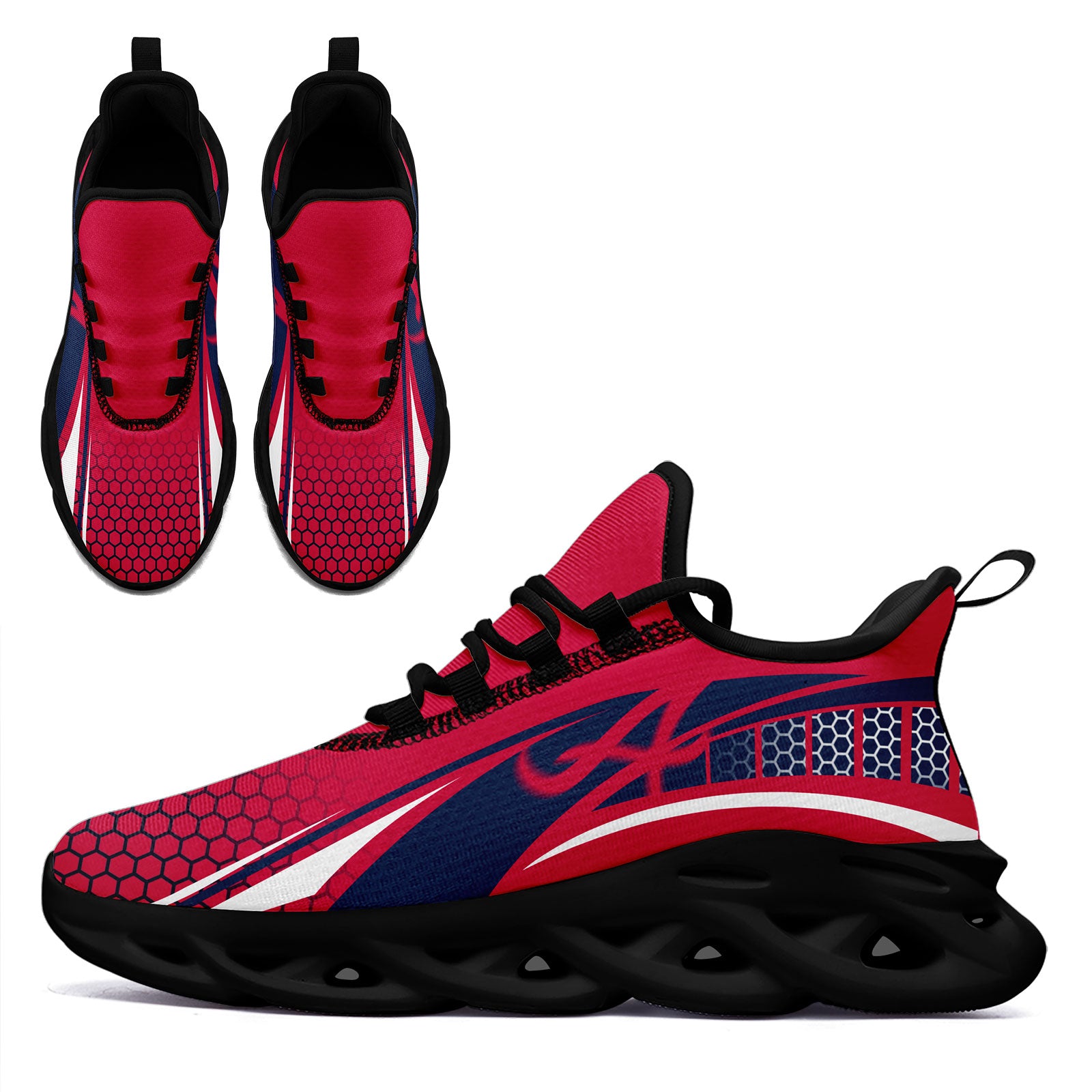 Custom Maxsoul Personalized Sneakers FN003 E025022 - Breathable Lightweight Running Shoes for Men & Women - Perfect for Gym, Jogging, and Casual Wear