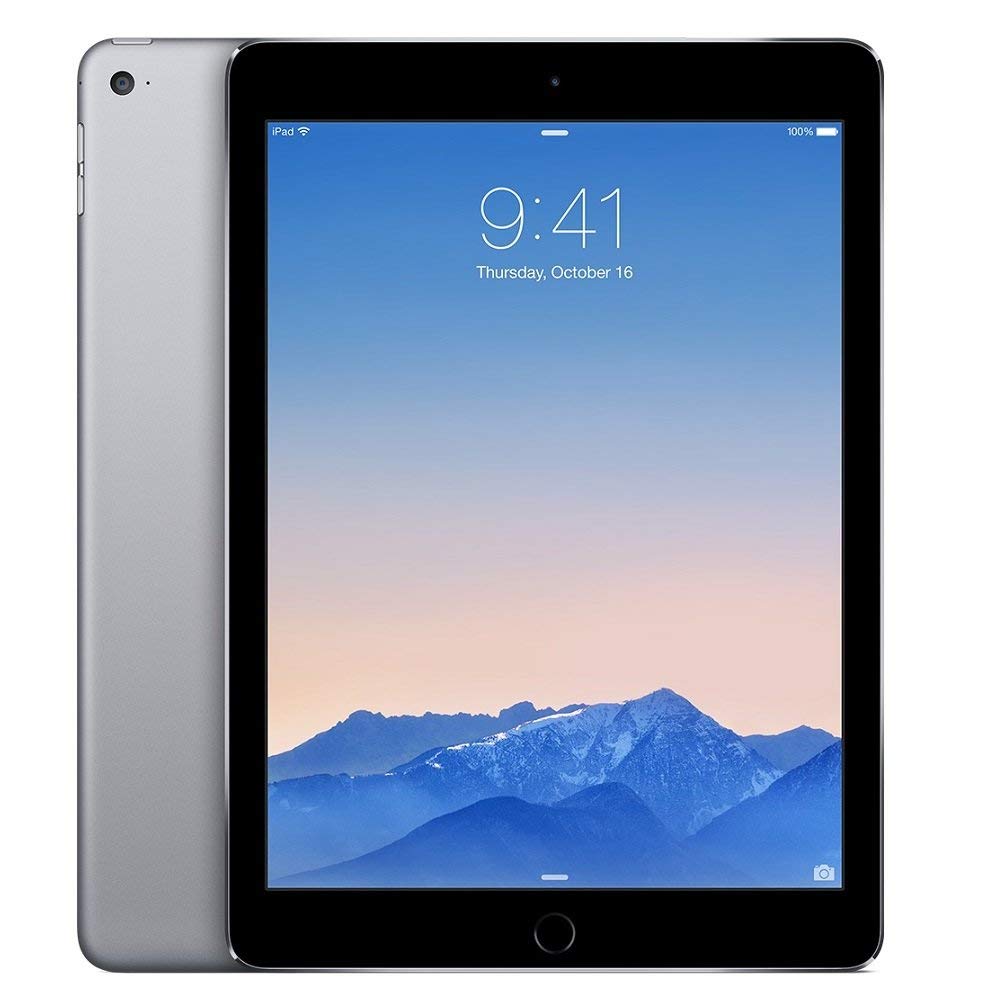 Refurbished Apple iPad Air 2 64GB 4G LTE Unlocked - Space Gray | Portable Tablet for Work, Study & Entertainment