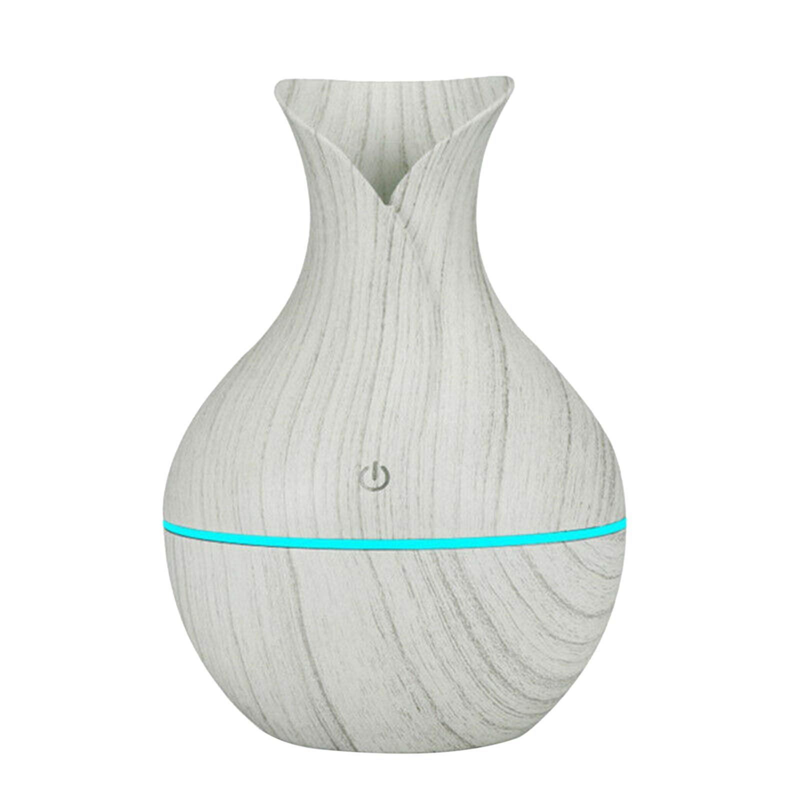 LLTT Portable USB Mini Cool Mist Humidifier - 130ml Essential Oil Diffuser with LED Color Changing Night Light for Home, Bedroom, Car & Office | Compact Air Moisturizer for Dry Skin, Allergies & Better Sleep