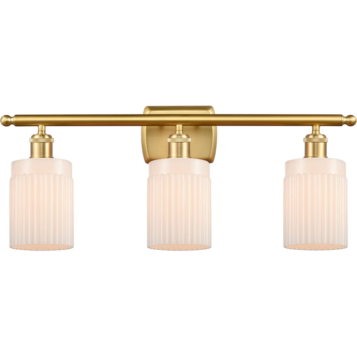 Hadley 3 Light Bathroom Vanity Light Fixture - 516-3W-SG-G341 - Modern LED Bathroom Lighting for Mirror, Sink Area and Powder Room Decor