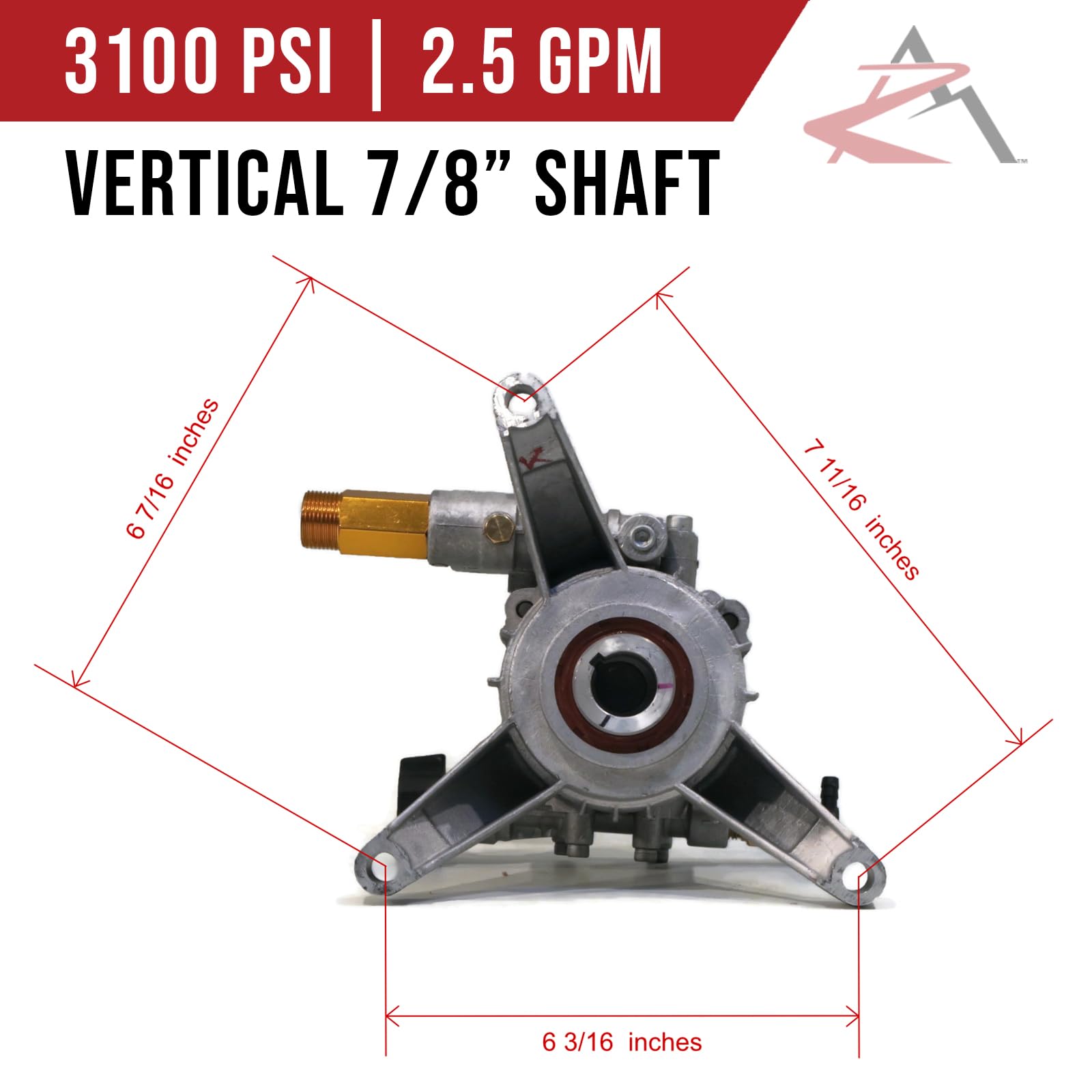 High Pressure Washer Pump 7/8