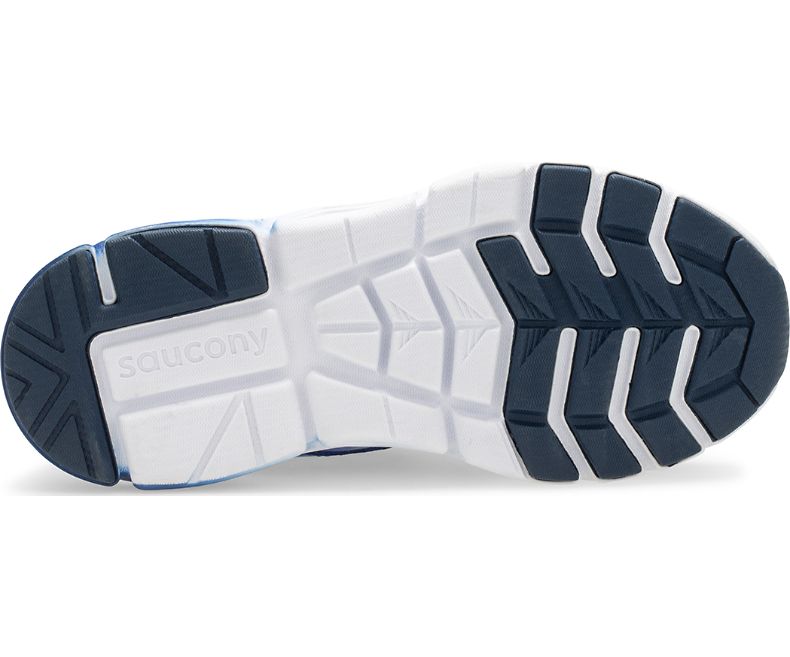 Saucony Blue Flash A/C Kids Running Shoes - Lightweight Breathable Sneakers for Boys & Girls - Perfect for School, Sports & Daily Activities