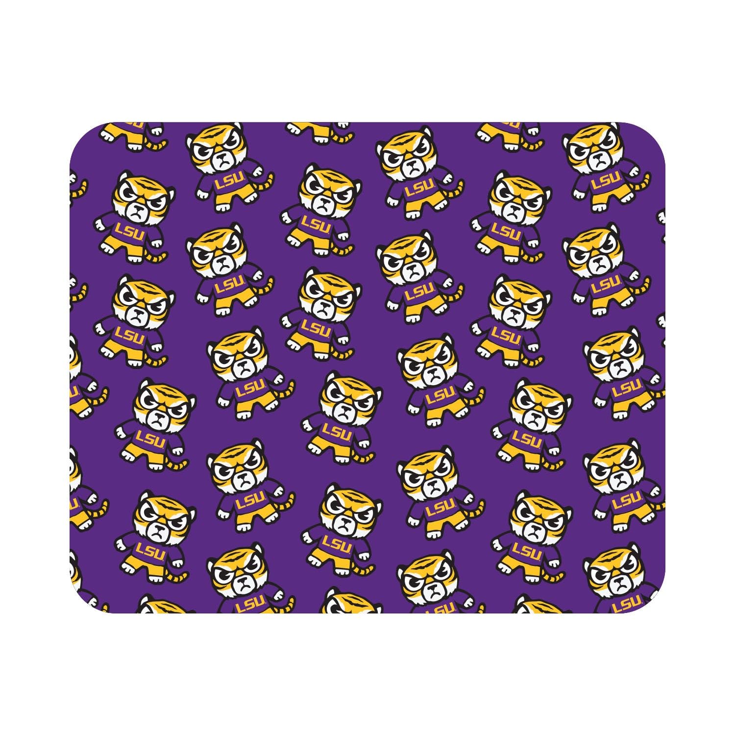 Louisiana State University Mouse Pad - Soft Fabric Gaming & Office Desk Mat for Computers, Laptops - LSU Tigers Fan Gift & Home Office Accessory (Perfect for Work, Gaming & School Use)